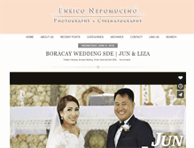 Tablet Screenshot of enriconepomucenophotography.com